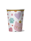 Pack 8 vasos gato princess