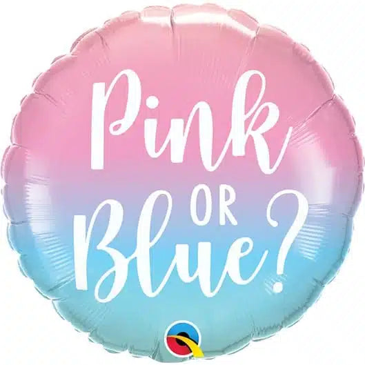 Globo Foil Pink or blue 46cm