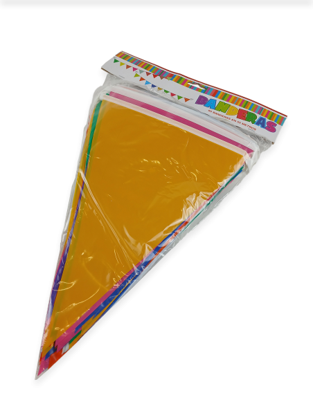 Guirnalda multicolor 50mtr plastico