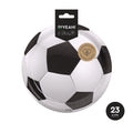 Pack 8 platos pelota futbol 15cm