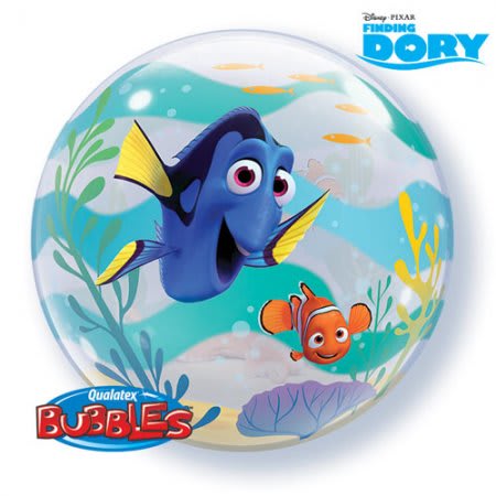 Globo burbuja buscando a dori