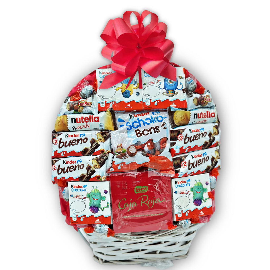 Cesta Kinder una cara