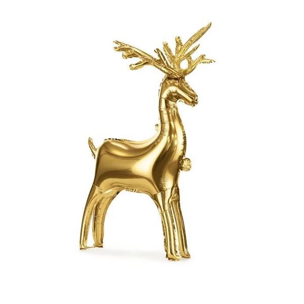 Globo Foil reno dorado 110cm