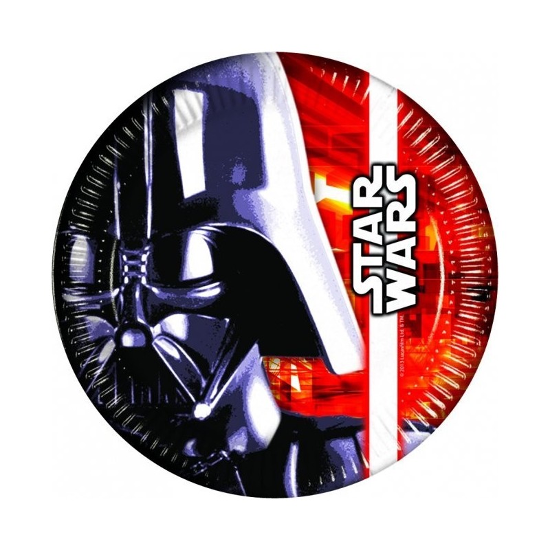 Pack platos star wars 30 cm