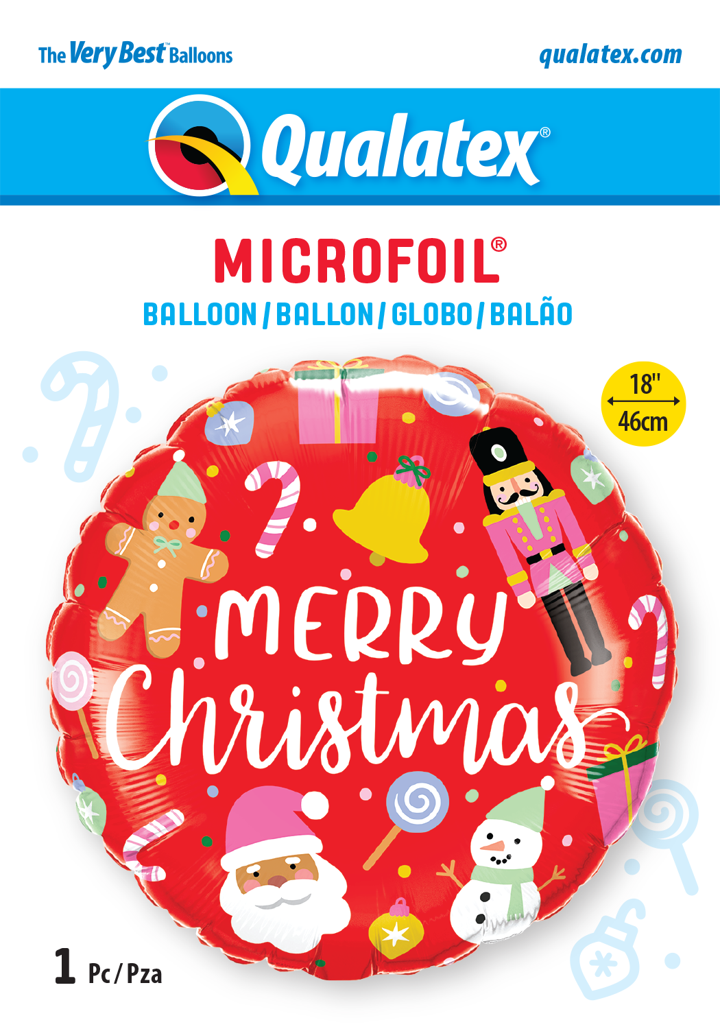 Globo Foil merry christmas 46cm