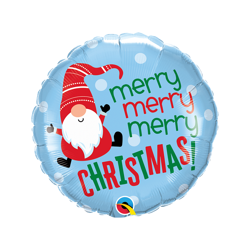 Globo Foil merry christmas 46cm