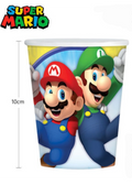 Pack 8 vasos Mario y Luigi