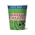 Pack 8 vasos gamer Happy birthay